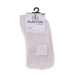 BURTON OF LONDON Chacha paire de chaussettes ultra doux Femme BLANC ECRU Hot