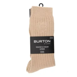 BURTON OF LONDON Chaussette douceur ernesto Homme BEIGE Clearance