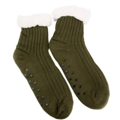 BURTON OF LONDON Chaussette Fourrée Antidérapante Diara 36/38 - 39/41 Femme KAKI Online