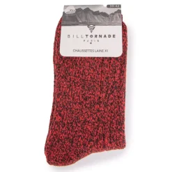 BILL TORNADE Chaussette laine Homme GRIS