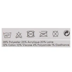 BILL TORNADE Chaussette laine mélangée 18512 Femme VIOLET Clearance