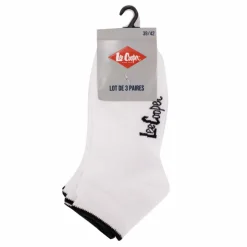 LEE COOPER Chaussette lot x3 nolan Homme BLANC Hot