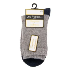 LES PETITES...PARIS Chaussette pois carelle Femme GRIS CLAIR Outlet