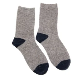 LES PETITES...PARIS Chaussette pois carelle Femme GRIS CLAIR Outlet