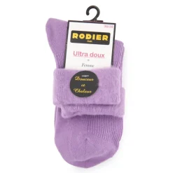 RODIER Chaussette ultra doux a reversFemme VIOLET Online