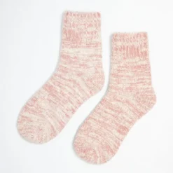 CHANTAL THOMASS Chaussette ultra doux satine Femme ROSE New