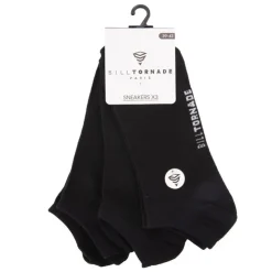 BILL TORNADE Chaussette x3 Homme NOIR Discount