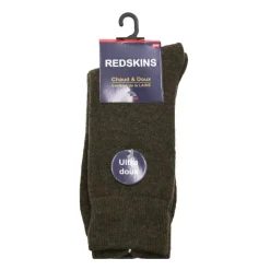 REDSKINS Chaussettes chaud et doux albano Homme KAKI Clearance