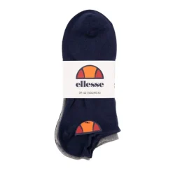ELLESSE Chaussettes courtes imprimé logo coloré x3 Homme BLEU Best
