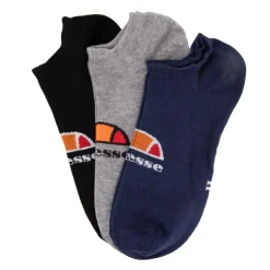 ELLESSE Chaussettes courtes imprimé logo coloré x3 Homme BLEU Best