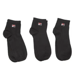 FILA Chaussettes courtes lot de 3 Homme NOIR Clearance