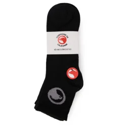 COMPAGNIE DE CALIFORNIE Chaussettes en coton Lowcut x3 avec logo Homme NOIR Best