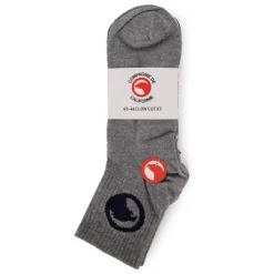 COMPAGNIE DE CALIFORNIE Chaussettes en coton Lowcut x3 avec logo Homme GRIS Best