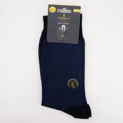 TORRENTE Chaussettes fil d'ecosse fantaisies 24018 Homme BLEU FONCE