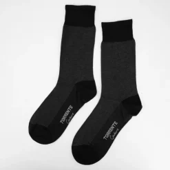 TORRENTE Chaussettes fil d'ecosse fantaisies 24018 Homme NOIR