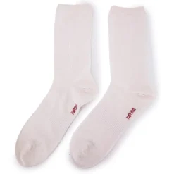 KAPORAL Chaussettes hautes en bamboo Homme BLANC ECRU Clearance