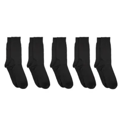 CHEVIGNON Chaussettes hautes es lot de 5 idriss Homme NOIR Best