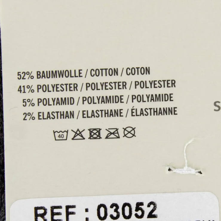 CERRUTI Chaussettes hautes unies Oeko-tex Homme BLEU FONCE Hot