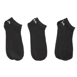 FILA Chaussettes invisibles lot de 3 Homme NOIR Clearance