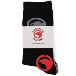 COMPAGNIE DE CALIFORNIE Chaussettes lot de 3 chaussettes coton Mixte MULTICOLORE Outlet