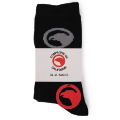 COMPAGNIE DE CALIFORNIE Chaussettes lot de 3 chaussettes coton Mixte NOIR Outlet