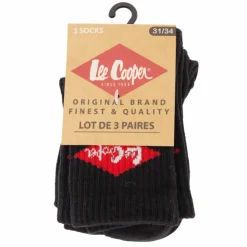LEE COOPER Chaussettes lot x3 t27-30 Enfant NOIR Best