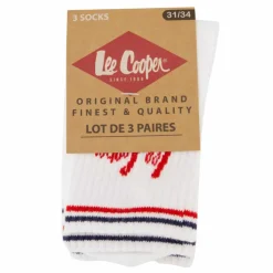 LEE COOPER Chaussettes lot x3 t27-30 glc0145sbis Enfant BLANC Outlet