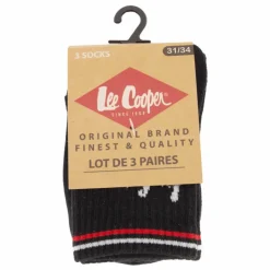 LEE COOPER Chaussettes lot x3 t27-30 glc0145sbis Enfant NOIR Hot