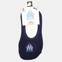 PUMA Chaussettes OM uni duo footie x3 navy Enfant BLEU FONCE Online