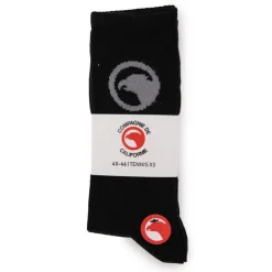 COMPAGNIE DE CALIFORNIE Chaussettes Tennis label lot x3 Homme NOIR Best
