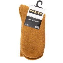 RODIER Chaussettes ultra douces salamata Femme JAUNE New