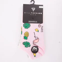 BILL TORNADE Chaussettes x3 36/42 fantaisie 11088 Femme MULTICOLORE Best