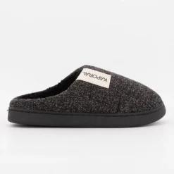 KAPORAL Chausson amelien épais intérieur fourré Homme NOIR