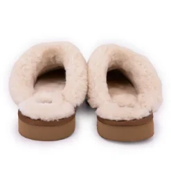 KELARA Chausson fourré fausse fourrure semelle épaisse Femme CUIVRE Online