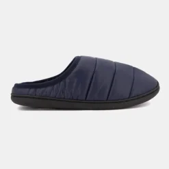 LEE COOPER Chausson matelassé doublé fausse fourrure Oceano Homme BLEU FONCE Sale