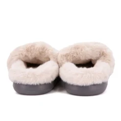 CHANTAL THOMASS Chausson tissu intérieur fourré Sirine Elinara semelle contrastée Femme GRIS FONCE Outlet