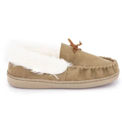 MANOUKIAN Chaussons fermes fourrés cecilia Femme BEIGE