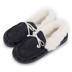 MANOUKIAN Chaussons fermes fourrés cecilia Femme NOIR Online