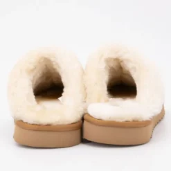 LOVETT Chaussons fourrés Femme MARRON CLAIR Hot