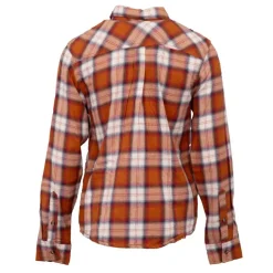 AMERICAN PEOPLE Chemise à carreaux coton Austin Femme ORANGE Best