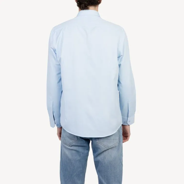 JEAN-LOUIS SCHERRER Chemise albert unie Homme BLEU CIEL Hot