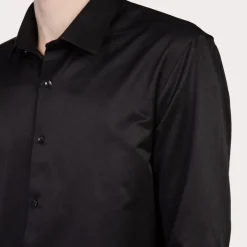 JEAN-LOUIS SCHERRER Chemise albert unie Homme NOIR Outlet
