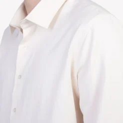 JEAN-LOUIS SCHERRER Chemise albert unie Homme BLANC ECRU Discount