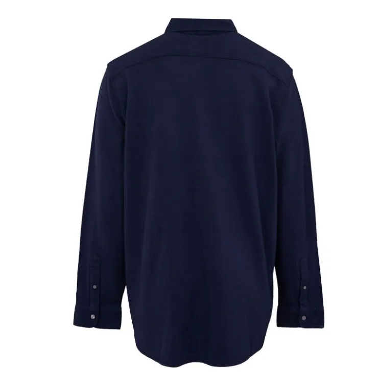 DOCKERS Chemise basique coton couleur unie Homme BLEU FONCE Hot