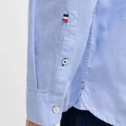 JACK & JONES Chemise blanche oxford regular fit Homme BLEU Clearance