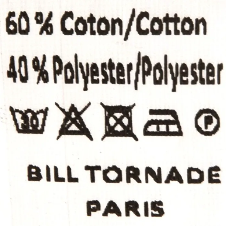 BILL TORNADE Chemise classique coton à enfiler Homme BLEU CLAIR Clearance