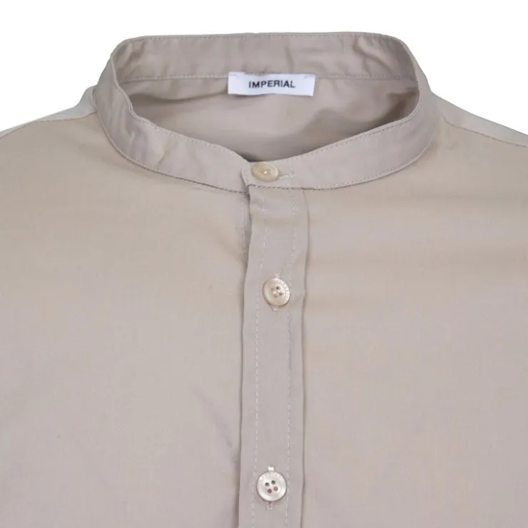 IMPERIAL Chemise classique coton Homme BEIGE Online