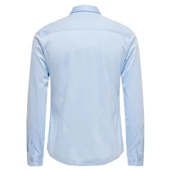 ONLY AND SONS Chemise classique robin coton slim fit Homme BLEU CLAIR Online