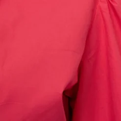 ANTIK BATIK Chemise crop karo décolleté V couleur unie Femme ROSE Sale