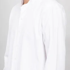 BILL TORNADE Chemise estivale coton col mao Homme BLANC